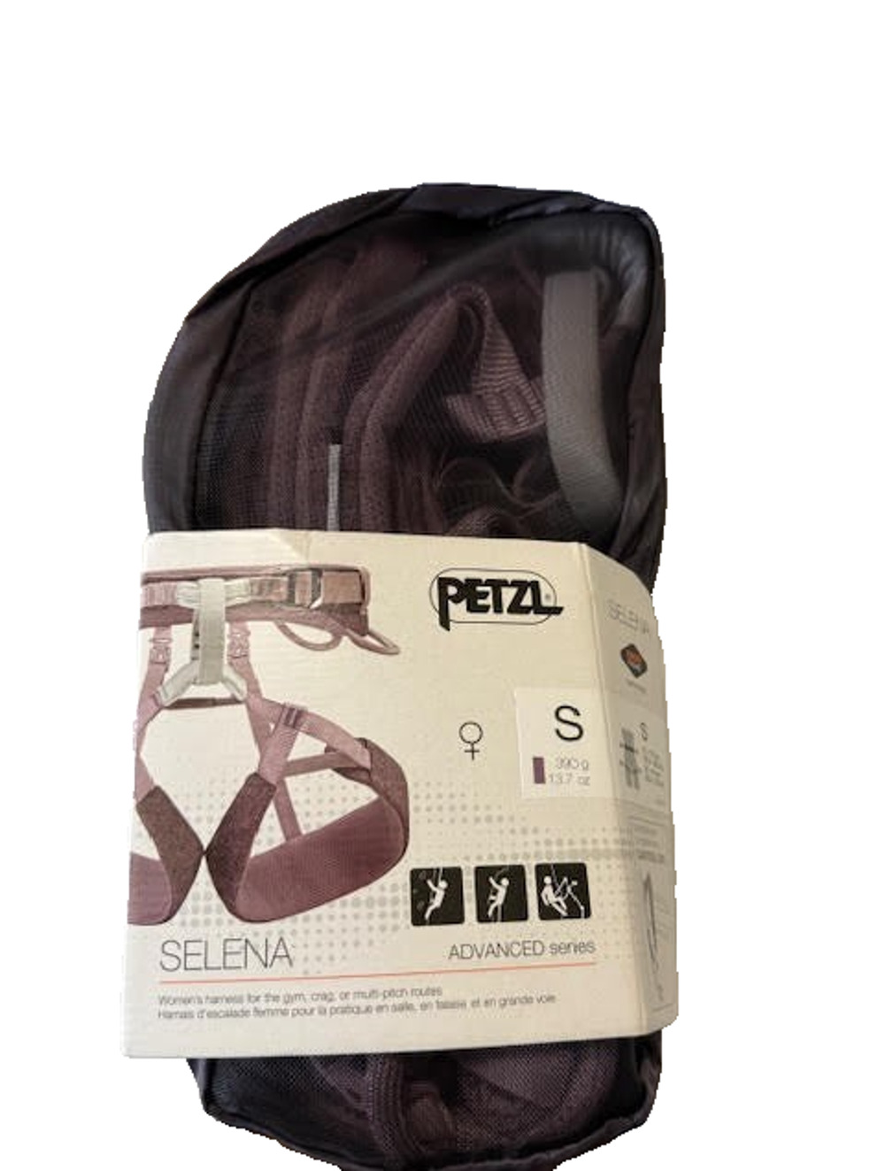 Petzl Selena Climbing Harness Women's Small Violet Rock Climbing Gym NWT